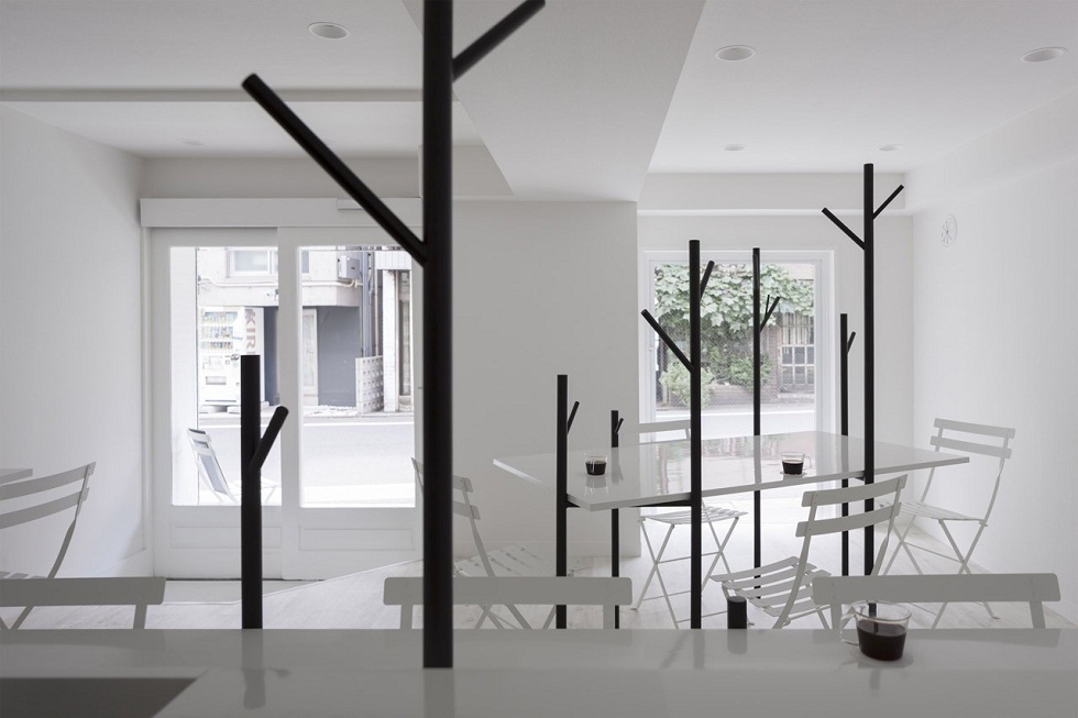 thiết kế quán cafe cây